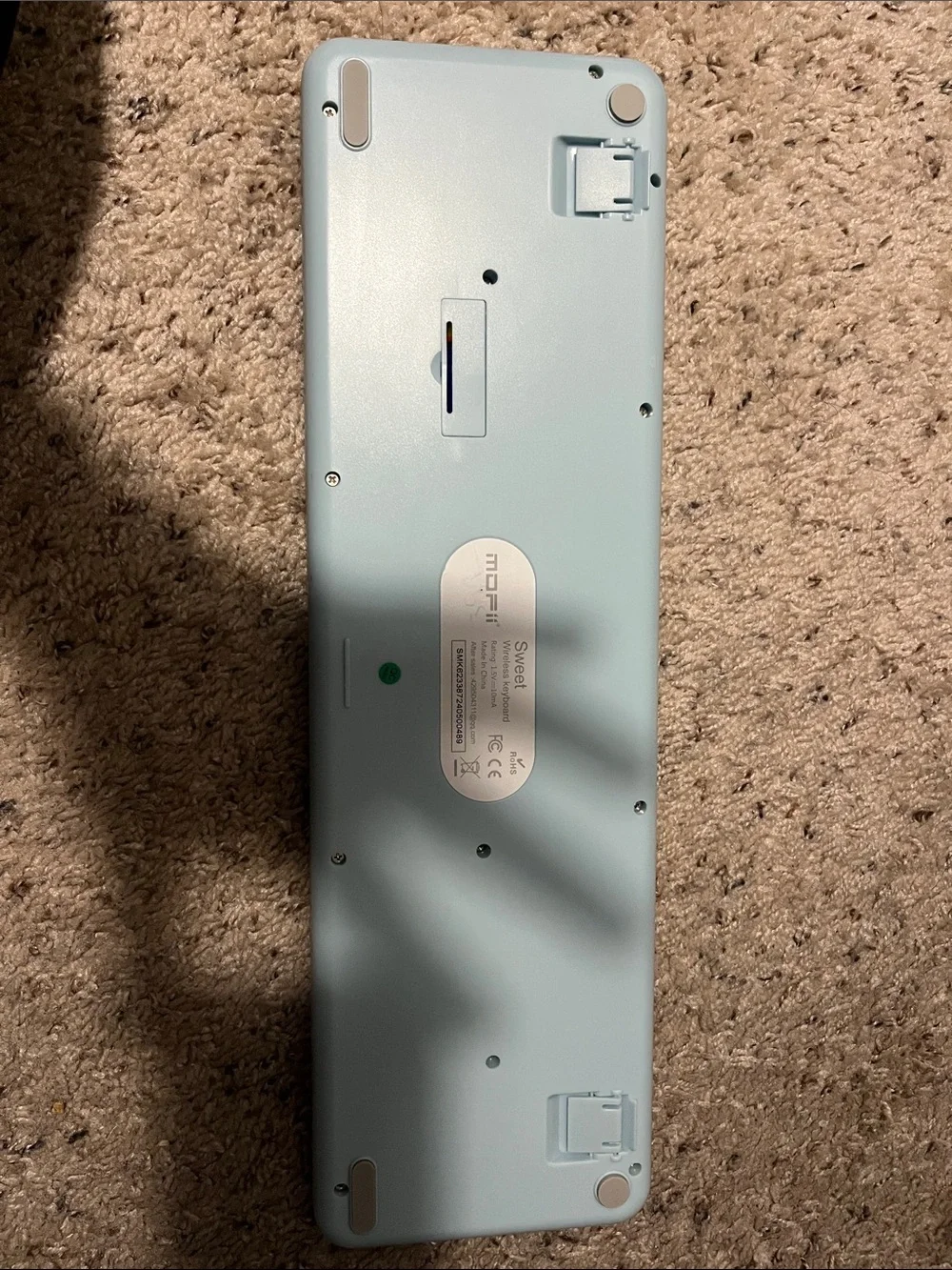 Mofii Sweet Wireless Keyboard - Light Blue